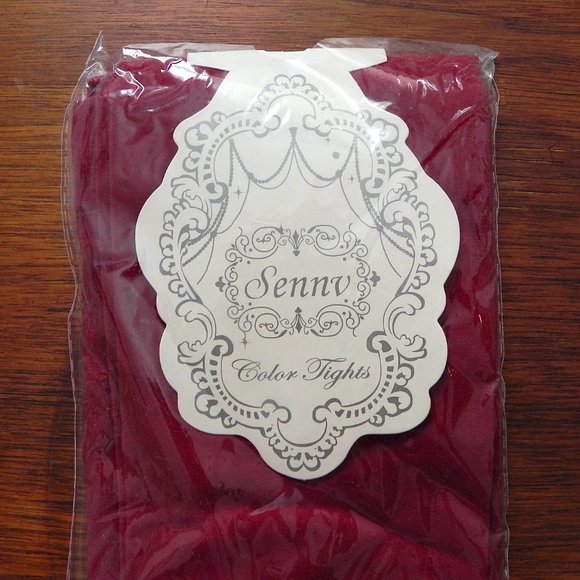 NWT Set of 3 Coloured Tights - White, Red & Taupe - Picture 7 of 11